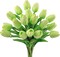 Artificial Tulip Flowers 18pcs Real Touch Faux Tulip Stems for Bouquets Arrangements Decor